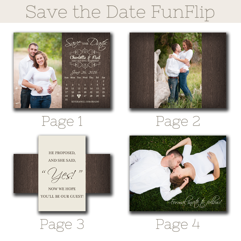 Polaroid Passion Save-The-Date Magnet/FunFlip